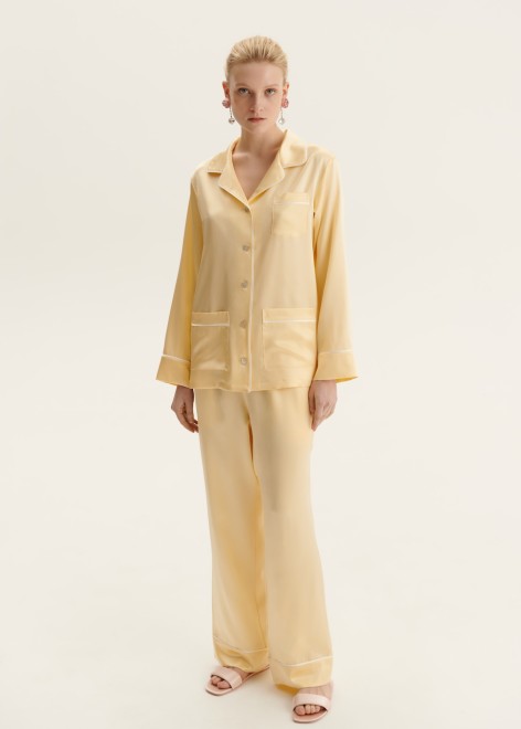 Классическая пижама с карманами Coco